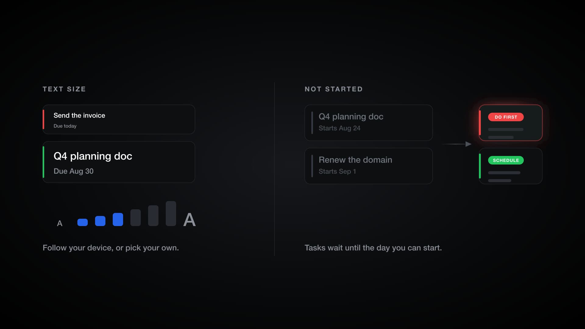Start Dates Come to Glento: Tasks That Wait Until You Can Actually Start